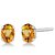 Unheated & Untreated Stone Pukharj Earring For Astrological Purpose BY CEYLONMINE