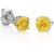 Astrological Stone Pukhraj/Yellow Sapphire Stud Earring For Women & Girls By CEYLONMINE