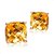 Natural Pukhraj/Yellow Sapphire Earring Precious & Effective Stone Stud Earring By CEYLONMINE