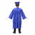 Kaku Fancy Dresses Graduation Gown Blue for Degree Convocation/Annual Function/Competition/Stage Shows Dress