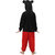 Kaku Fancy Dresses Mouse Cartoon Costume -Black  Red,for Boys  Girls