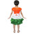Kaku Fancy Dresses Tricolor Frock Costume For Independence Day/Republic Day - Tricolor, For Girls