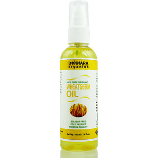 Donnara Organics Premium Wheatgerm oil- 100% Pure & Natural(100 ml)
