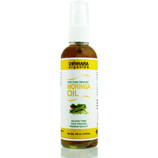 Donnara Organics Premium Moringa oil- 100% Pure & Natural(100 ml)