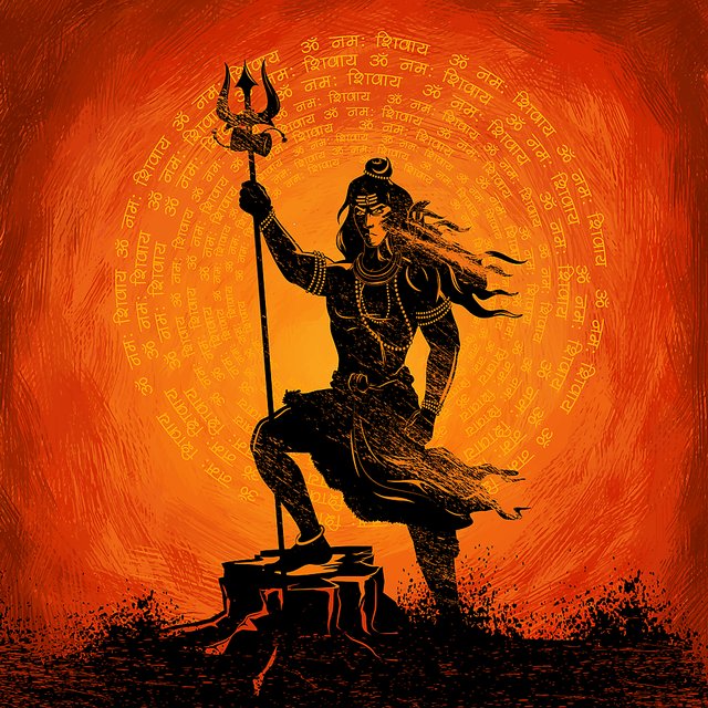 Buy the lord shiva Hindu god Poster |Sticker Paper Poster, 12x18 Inch ...