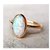 Opal Stone Ring Unheated  Untreated Stone Opal Gold Plated  Ring By CEYLONMINE