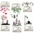 Decor Villa Switch Board Wall Sticker - Set Of 6