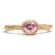 Precious Stone Pink sapphire  6.25 Ratti Gemstone Ring gold Plated By CEYLONMINE