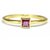 Pink sapphire 7.25 Ratti Gold Plated Ring Original  Natural Stone Pink sapphire Ring By CEYLONMINE