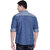 AC&F Men's Denim Paneled Casual Shirt