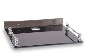 HFK BLACK TIKTRONIX SET TOP BOX STAND WITH 2 SCREW FREE,