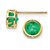 CEYLONMINE- Unheated Green Emerald  Stone Stud Earrings Certified Stone Panna Gold Plated Earring For Women