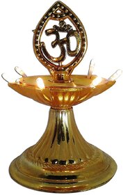 HFK Electric Golden Diya Decorative for Diwali Puja.Single Layer For Diwali,