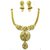 Round pendant Golden Kundan  Necklace Set