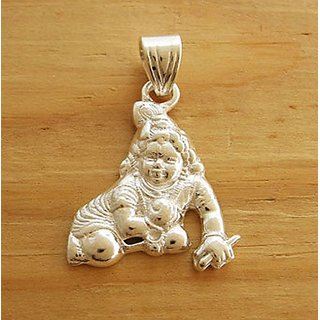 92.5 Sterling Silver Designer Krishna Pendant For Men & Women By CEYLONMINE