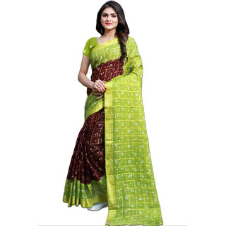 Svb SareeMUlticolour Bandhni print saree With Blouse