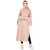 SILK ROUTE London Warm Taupe Bell Sleeve Lace Midi Dress Without Hijab For Women Height 5'8 inch