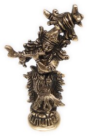 Ashtadhatu krishna Gold Plated murti.