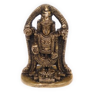 Ashtadhatu Balaji Gold Plated Idol (Big)