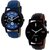 Swadesi Stuff Analog Brown  Blue Color Luxury watches combo for Men  Boys fasrack mitulblue.
