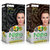Nisha Combo Pack Creme Hair Color Natural black   Dark Brown 3 (60gm + 60ml + 18ml Nisha Conditioner)