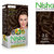 Nisha Combo Pack Creme Hair Color Natural black   Dark Brown 3 (60gm + 60ml + 18ml Nisha Conditioner)