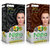 Nisha Combo Pack Creme Hair Color Natural black   Natural Brown (60gm + 60ml + 18ml Nisha Conditioner)