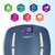 Healthgenie DIgital Personal Body Fat Analyzer - Fibre Series (HB-331) Royal Blue.