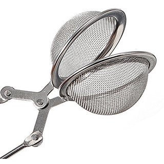Chaiology Mesh Tong Infuser Stainles Steel, Perfect Tea Stainer Ball Infuser