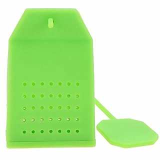Chaiology 1Pc Silicone Tea Bag Shape Tea Infuser Strainer Bag Spices Herbal Infuser Filter Color Random 6.8X4.5Cmx2Cm.