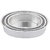 Aluminium cake mould round shaped set of 3