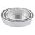 Aluminium cake mould round shaped set of 3