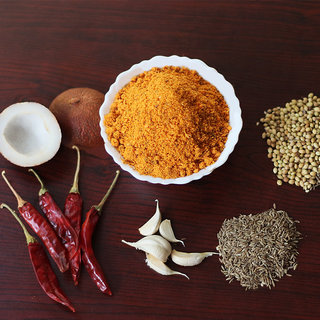 Kobbari Karam Podi / Coconut Karam Powder (Home Made Andhra)
