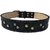 Forever99 Pet Shop pure Leather Dog Collar Black with Padded, XXL-22 TO 26 INCH