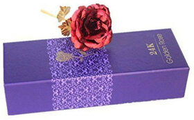 Eastern Club Gold Plated Golden  Red Rose Showpieces  Utility Decoratives ( 1 Pc )