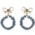 Kiyara Accessories Fashion Jewellery Glass Cut  Elements Crystal Hoop Earrings for Women and Girls