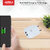 ARU AR-245 2.1 Amp Dual Port Fast Charger With Charge  Sync USB Cable- White