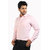 Corporate Club Formal Office Wear Pink Dobbys Plain for Mens (NE714)