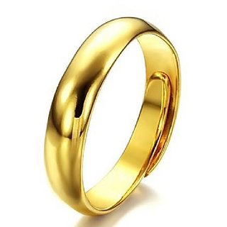 gold plated challa ring natural challa ring for unisex by Ceylonmine