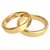 couple challa ring gold plated ring natural challa ring for unisex by Ceylonmine