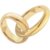 gold plated challa couple ring for unisex by Ceylonmine