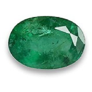 Natural Green Emerald 7.25 ratti precious Stone Original  Lab Certified Panna Stone  For Unisex BY CEYLONMINE