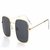 Adam Jones Black Uv Protected Squar Sunglasses For Men