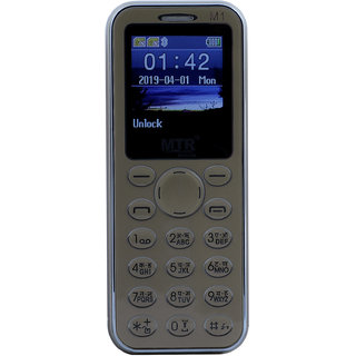 MTR M1 BLUETOOTH DIALER PHONE CAN BE USED AS SEPERATE PHONE WITH USB CHARGING CABLE IN CHAMPAGNE GOLD COLOR.