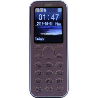 MTR M1 BLUETOOTH DIALER PHONE CAN BE USED AS SEPERATE PHONE WITH USB CHARGING CABLE IN ROSE GOLD COLOR.