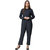SILK ROUTE London Ebony Waist Tie Up Jumpsuit For Women Height 5'4 inch