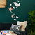 Look Decor-2 Flying Bird And 5 Heart-(Silver-Pack of 7)-3D Acrylic Mirror Wall Stickers Decoration for Home Wall Office Wall Stylish and Latest Product Code Number 1353.