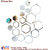 Look Decor-20 Shape Hexagon-(Silver-Pack of 20)-3D Acrylic Mirror Wall Stickers Decoration for Home Wall Office Wall Stylish and Latest Product Code Number 995.