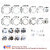 Look Decor-20 Shape Hexagon-(Silver-Pack of 20)-3D Acrylic Mirror Wall Stickers Decoration for Home Wall Office Wall Stylish and Latest Product Code Number 1005.