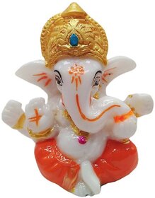 RAJASTHANI DUST MARBLE TURBAN GANESHA SIZE 2 INCH